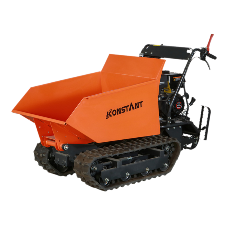 ساخت و ساز Crawler Mini Dumper - خود بارگیری سفارشی 9.0HP سیستم هیدرولیک برق 